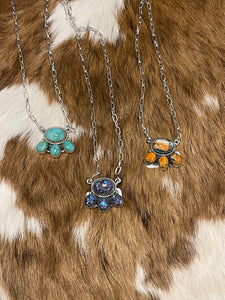 4 stone necklace