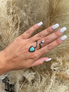 Authentic Star/Turquoise ring