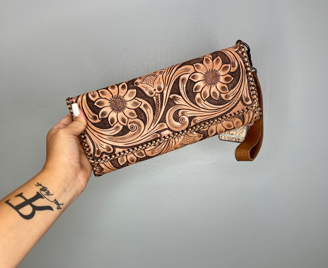 Tooled wristlet