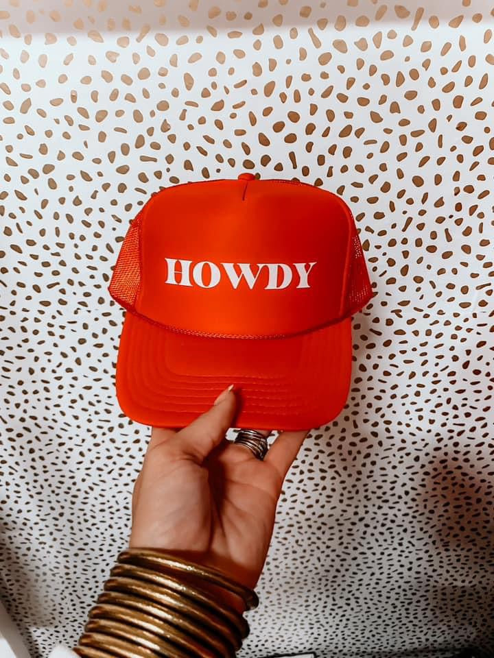 Howdy SnapBack- red