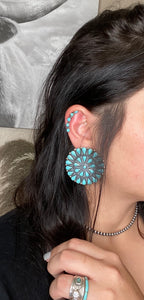 Authentic Turquoise cartilage earring style 1